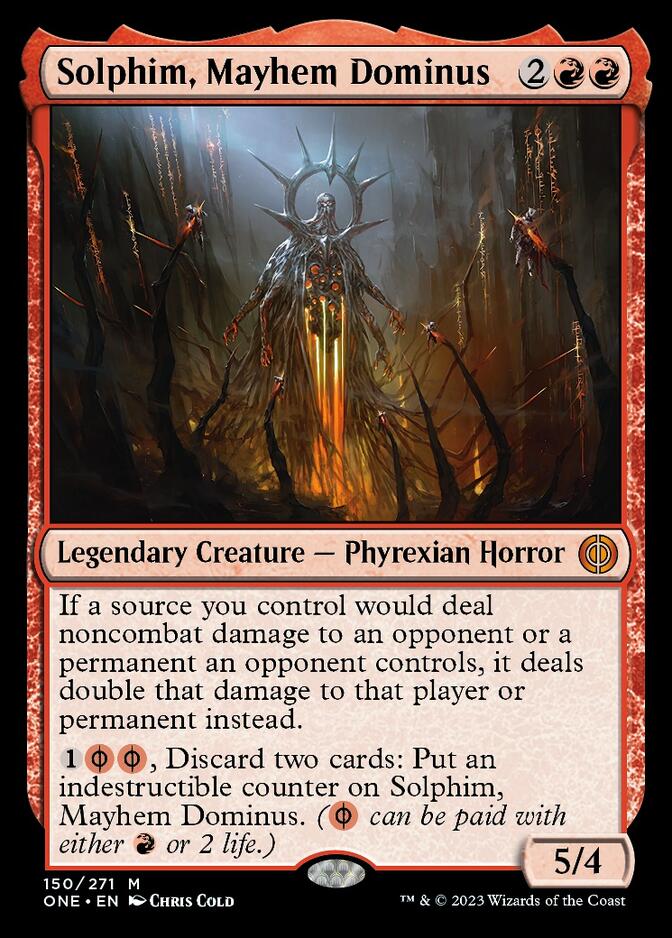 Solphim, Mayhem Dominus [Phyrexia: All Will Be One] | Golgari Games