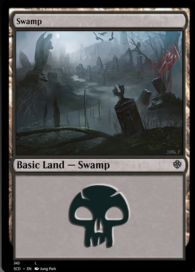 Swamp (343) [Starter Commander Decks] | Golgari Games