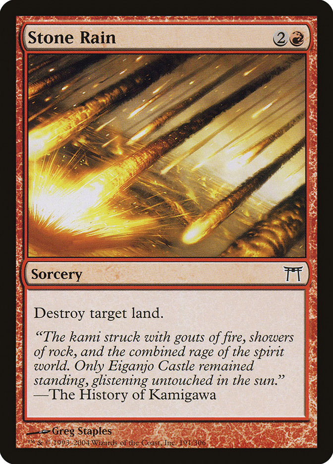 Stone Rain [Champions of Kamigawa] | Local Legends