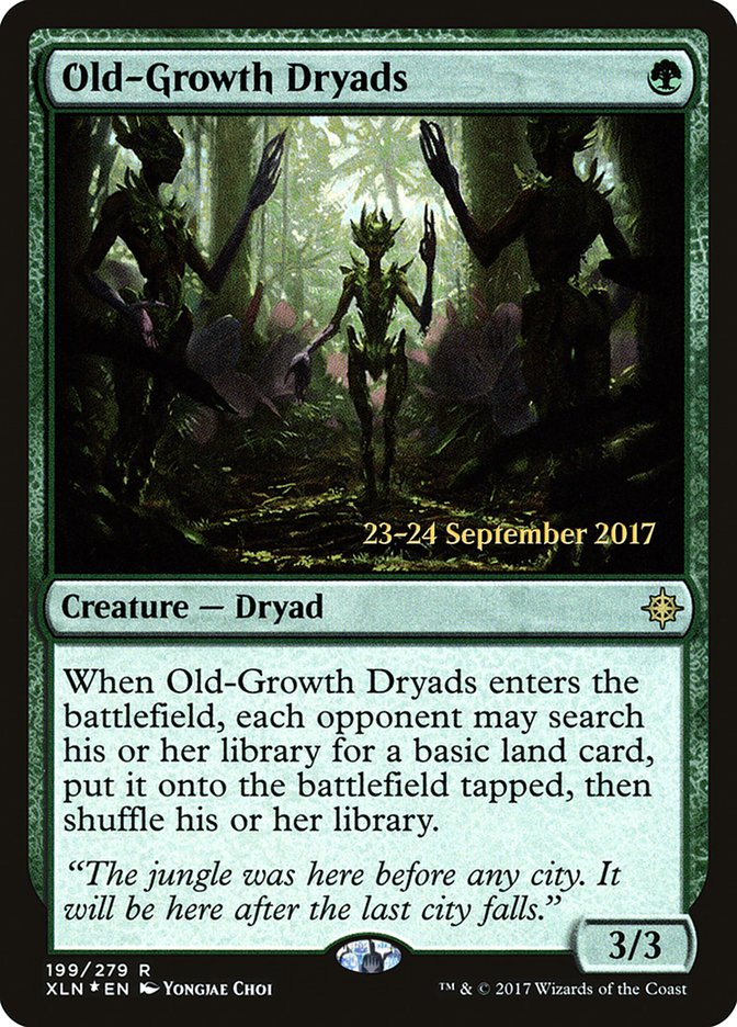 Old-Growth Dryads [Ixalan Prerelease Promos] | Local Legends