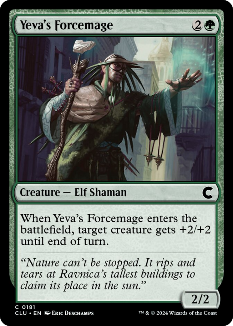 Yeva's Forcemage [Ravnica: Clue Edition] | Golgari Games