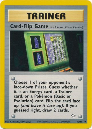 Card-Flip Game (92/111) [Neo Genesis Unlimited] | Golgari Games