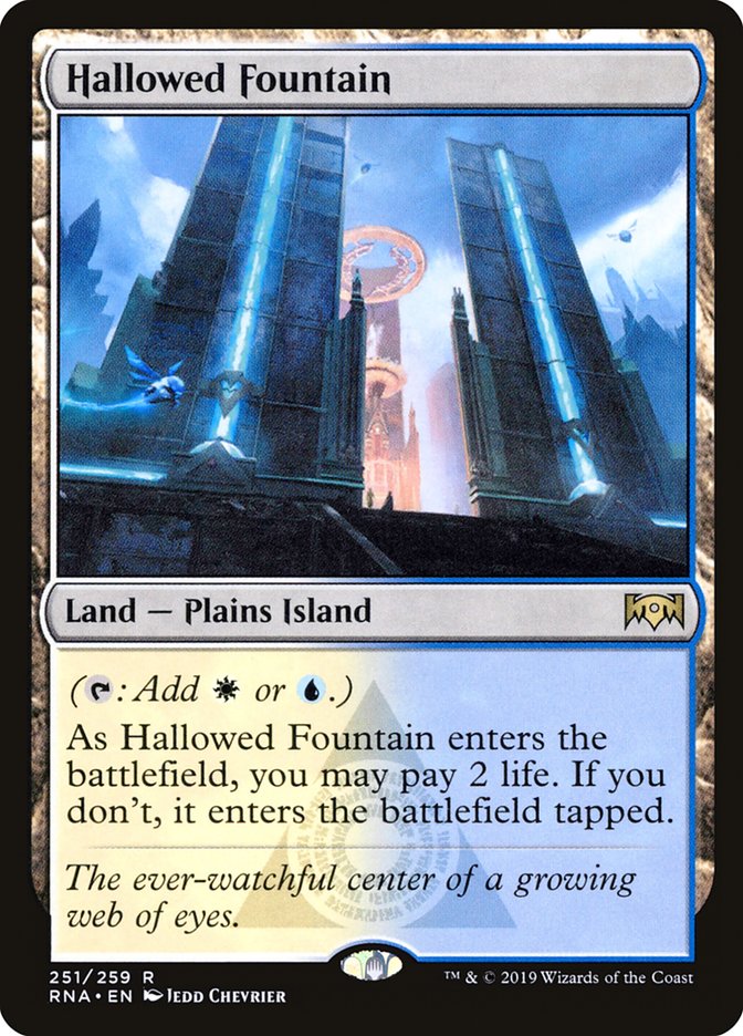 Hallowed Fountain [Ravnica Allegiance] | Golgari Games