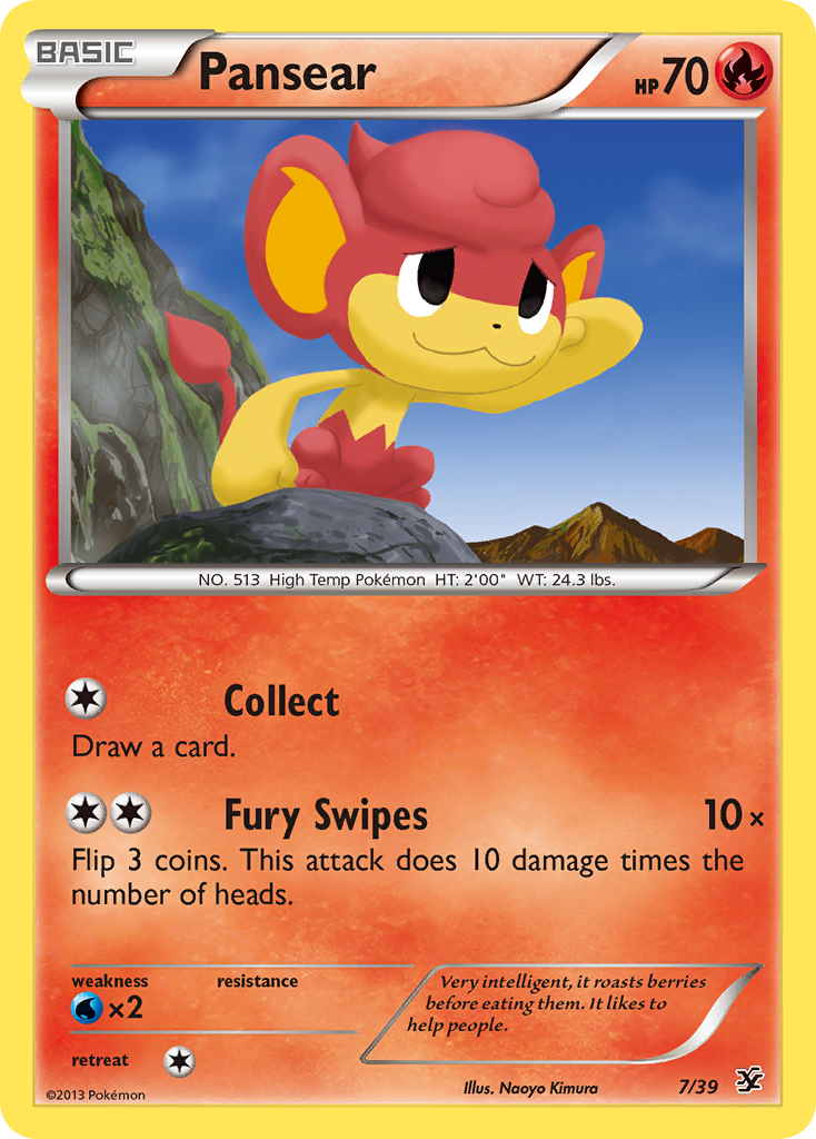 Pansear (7/39) [XY: Kalos Starter Set] | Local Legends