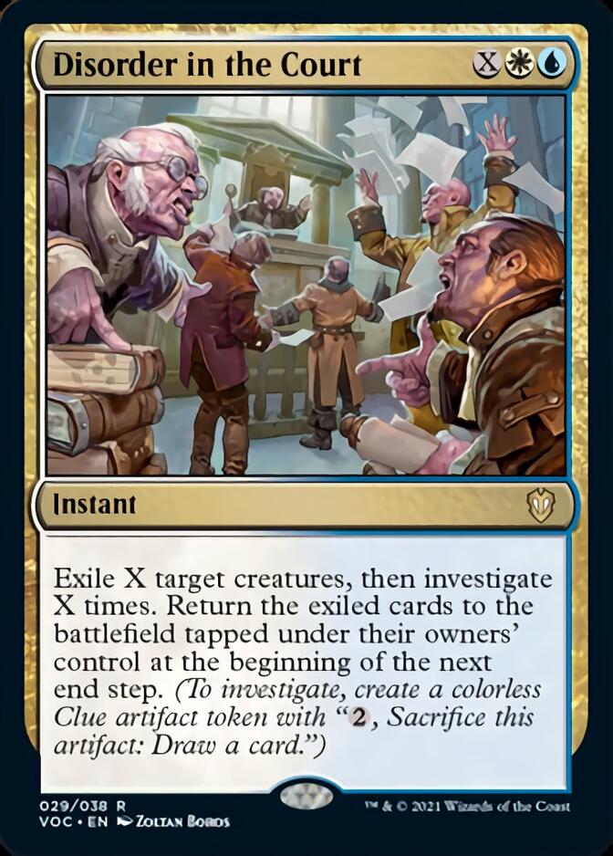 Disorder in the Court [Innistrad: Crimson Vow Commander] | Local Legends