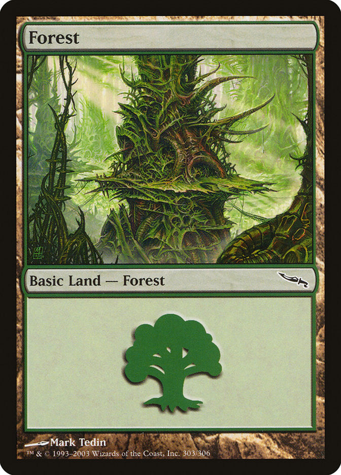 Forest (303) [Mirrodin] | Local Legends