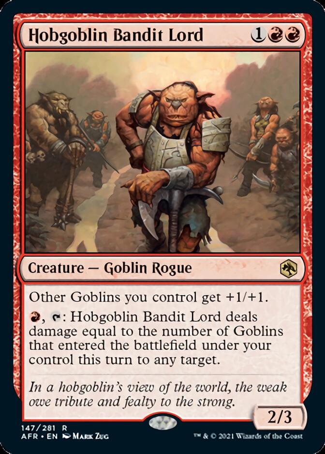 Hobgoblin Bandit Lord [Dungeons & Dragons: Adventures in the Forgotten Realms] | Golgari Games