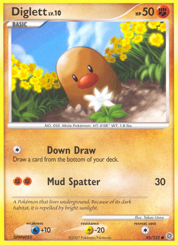 Diglett (85/132) [Diamond & Pearl: Secret Wonders] | Golgari Games