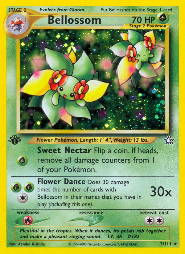 Bellossom (3/111) [Neo Genesis 1st Edition] | Golgari Games