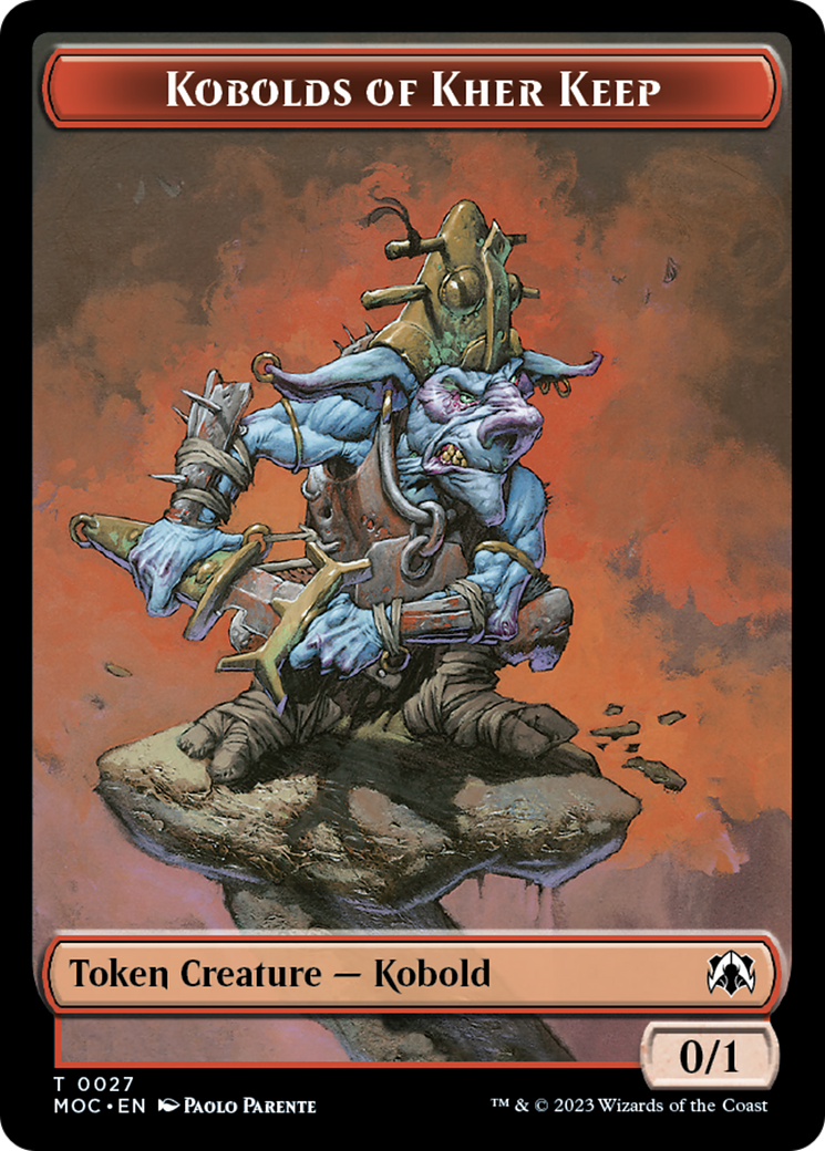 Bird // Kobolds of Kher Keep Double-Sided Token [March of the Machine Commander Tokens] | Golgari Games