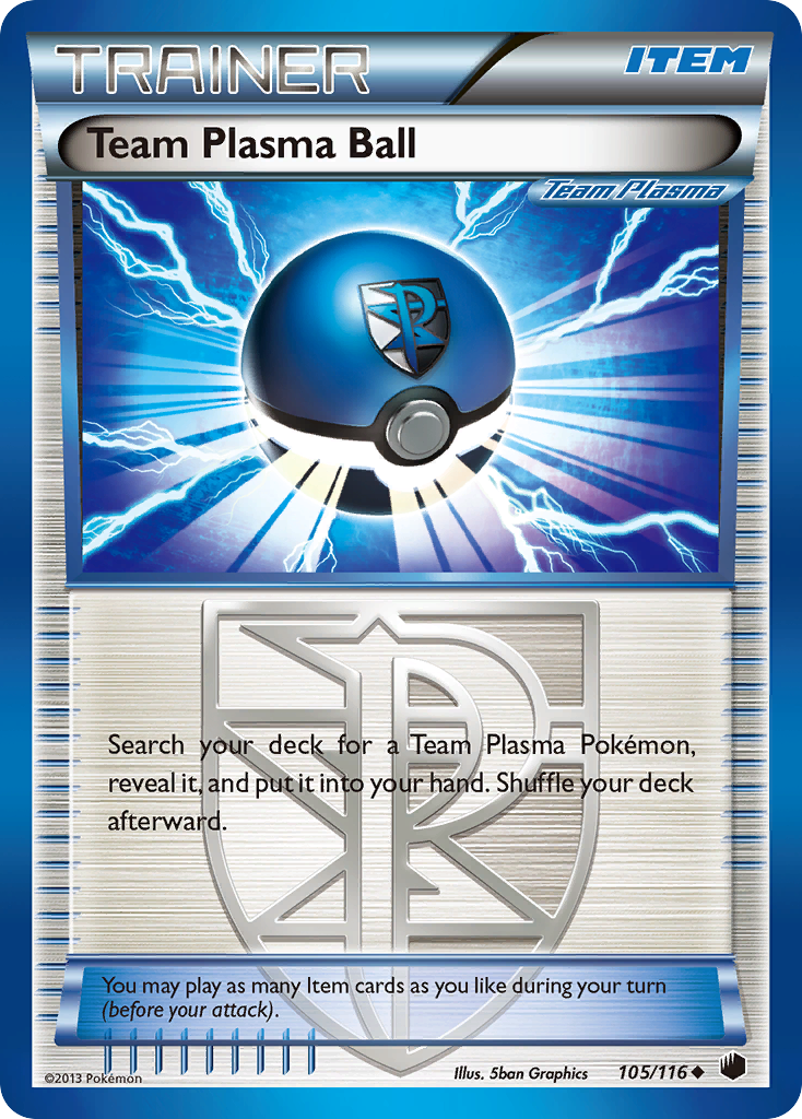 Team Plasma Ball (105/116) [Black & White: Plasma Freeze] | Golgari Games