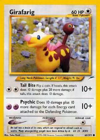 Girafarig (66/105) [Neo Destiny Unlimited] | Golgari Games