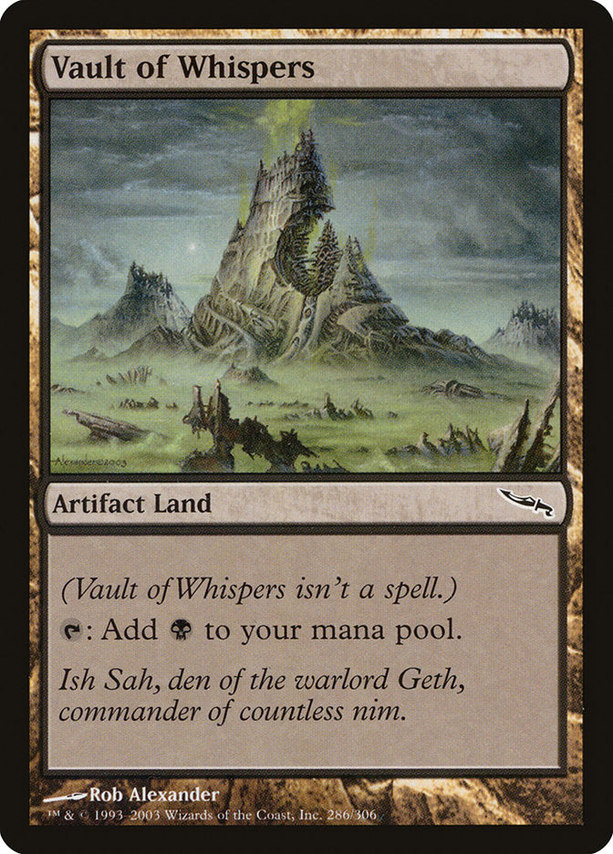 Vault of Whispers [Mirrodin] | Local Legends