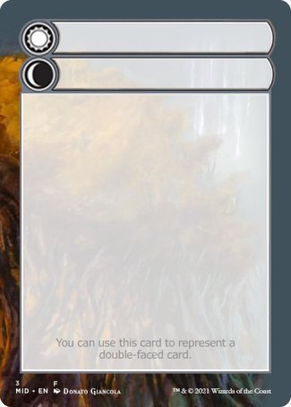 Helper Card (3/9) [Innistrad: Midnight Hunt Tokens] | Local Legends