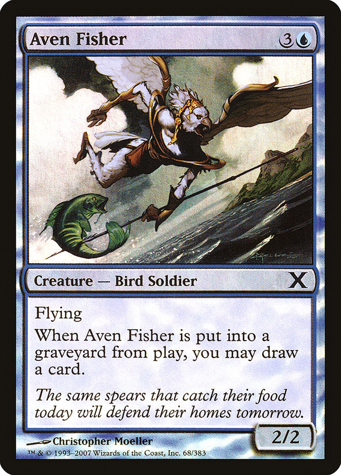 Aven Fisher (Premium Foil) [Tenth Edition] | Golgari Games