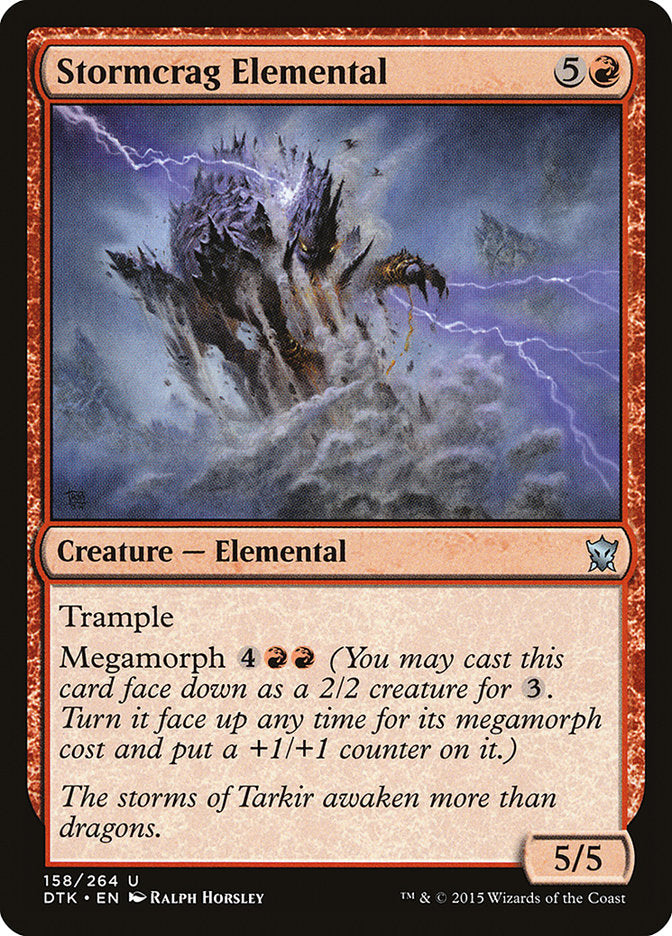 Stormcrag Elemental [Dragons of Tarkir] | Golgari Games