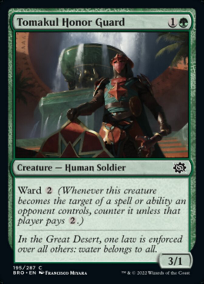 Tomakul Honor Guard [The Brothers' War] | Local Legends