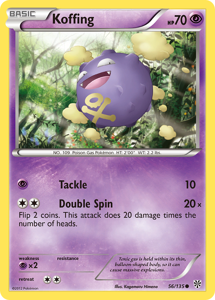 Koffing (56/135) [Black & White: Plasma Storm] | Golgari Games