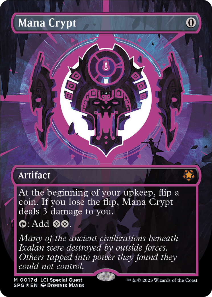 Mana Crypt (0017d) (Borderless) [The Lost Caverns of Ixalan Special Guests] | Local Legends