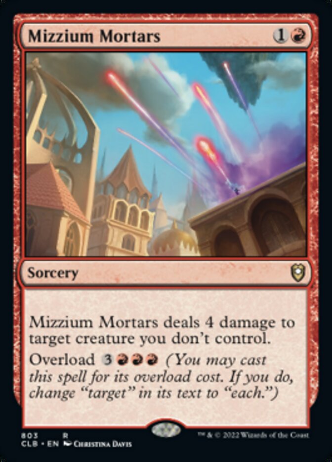 Mizzium Mortars [Commander Legends: Battle for Baldur's Gate] | Local Legends