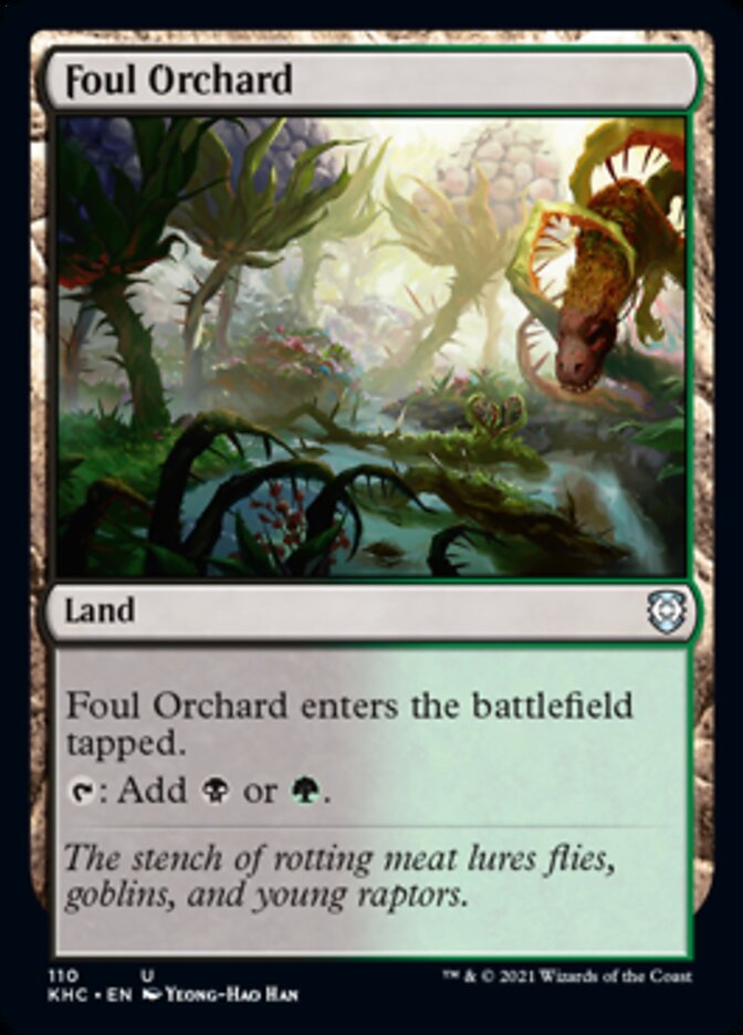 Foul Orchard [Kaldheim Commander] | Golgari Games