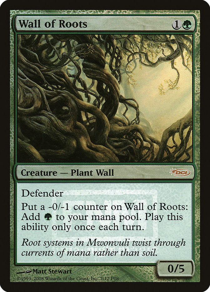 Wall of Roots [Friday Night Magic 2008] | Golgari Games