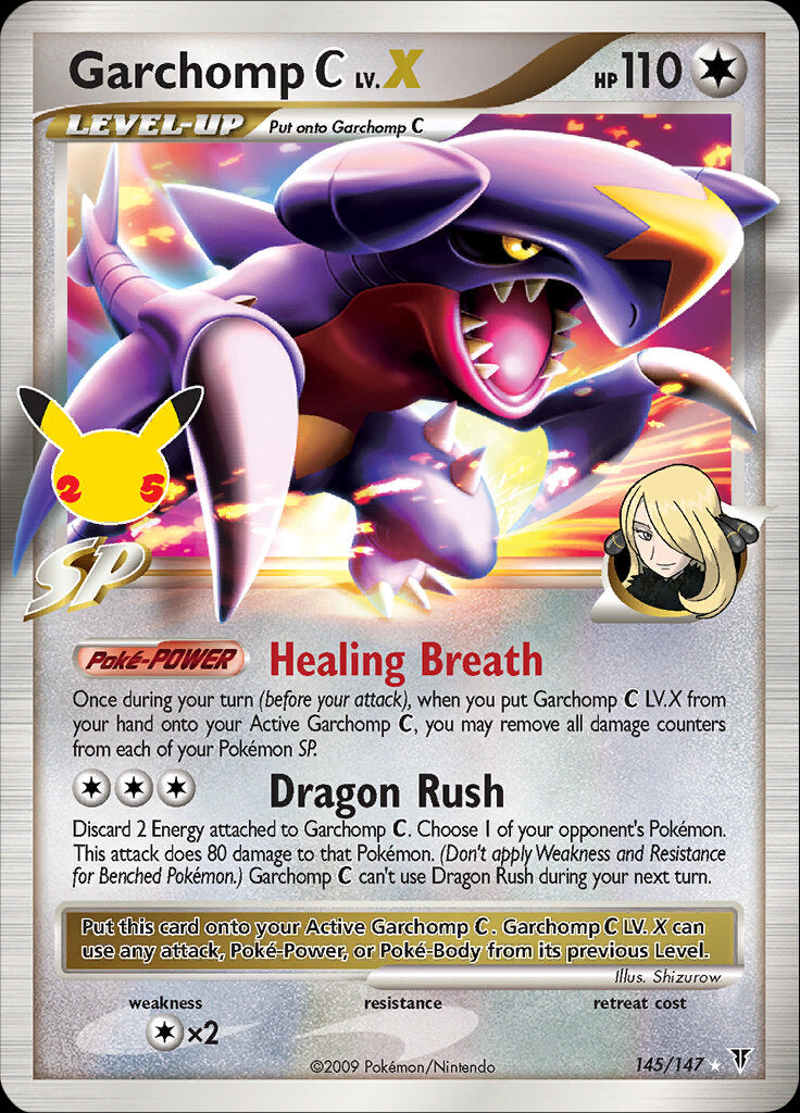 Garchomp C LV.X (145/147) [Celebrations: 25th Anniversary - Classic Collection] | Golgari Games