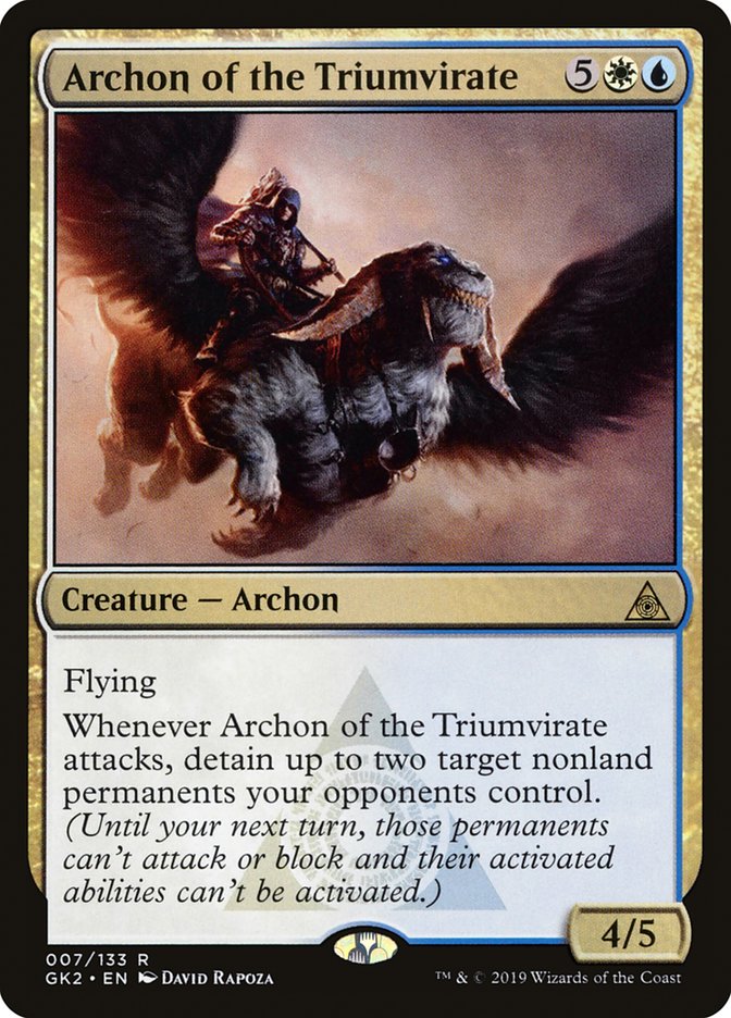 Archon of the Triumvirate [Ravnica Allegiance Guild Kit] | Local Legends