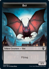 Blood // Bat Double-sided Token [Innistrad: Crimson Vow Commander Tokens] | Golgari Games