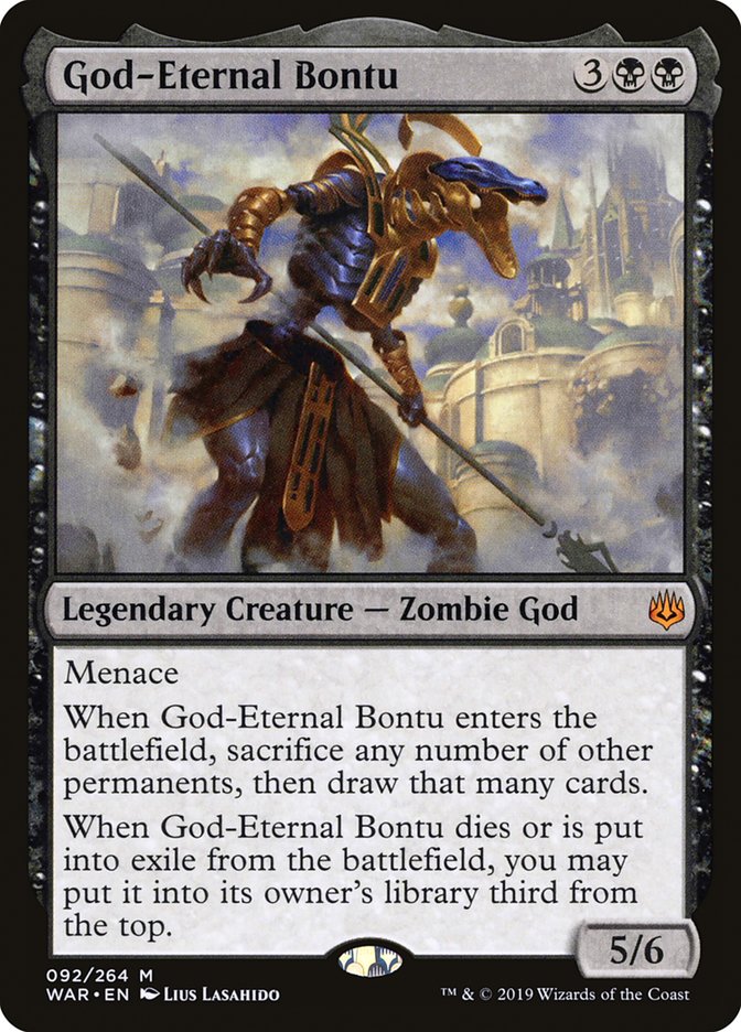 God-Eternal Bontu [War of the Spark] | Golgari Games