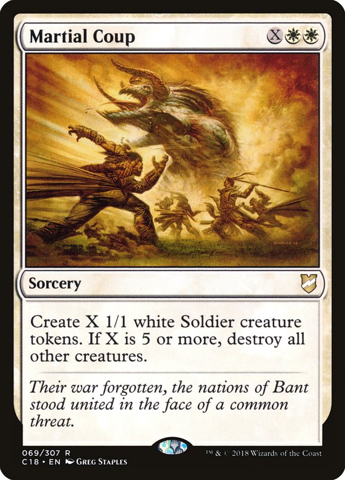Martial Coup [Commander 2018] | Local Legends