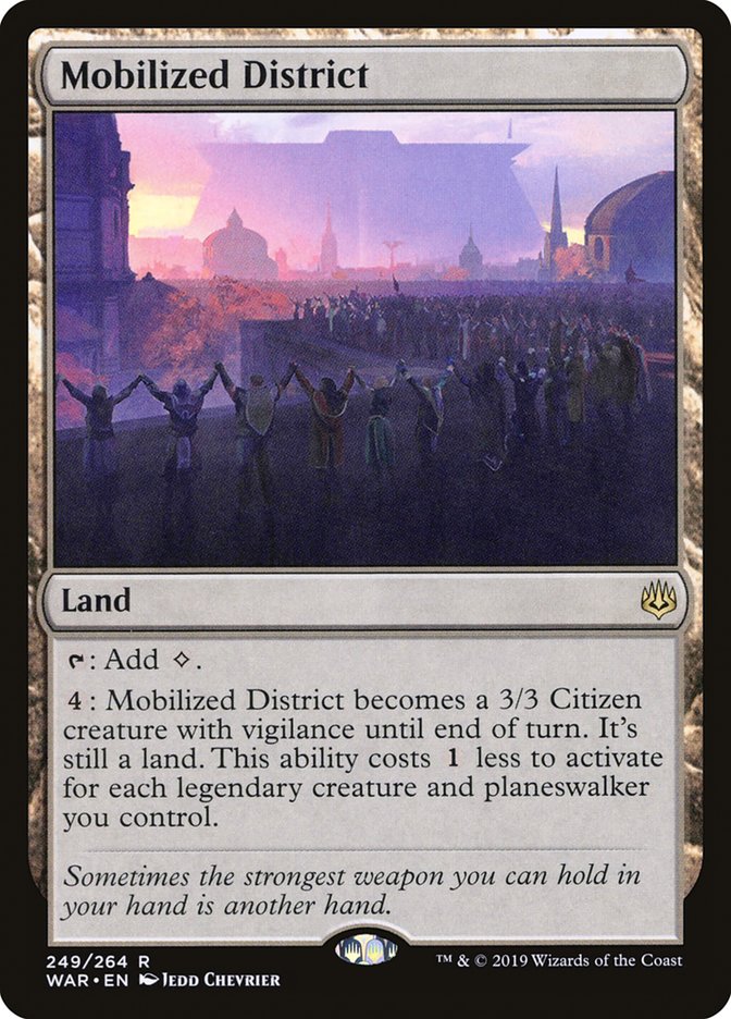 Mobilized District [War of the Spark] | Golgari Games