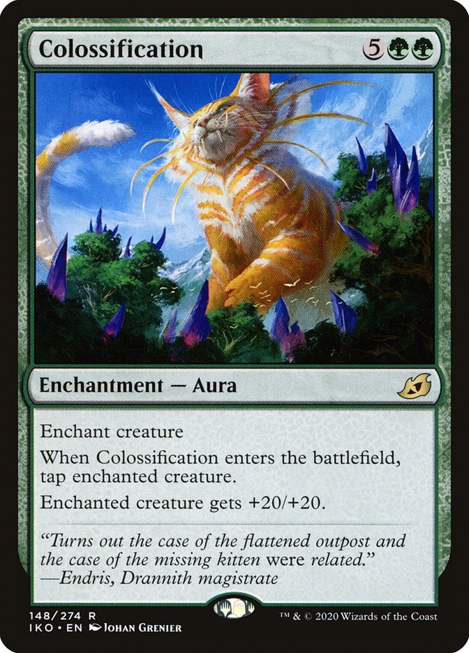 Colossification (148/274) [Ikoria: Lair of Behemoths] | Golgari Games