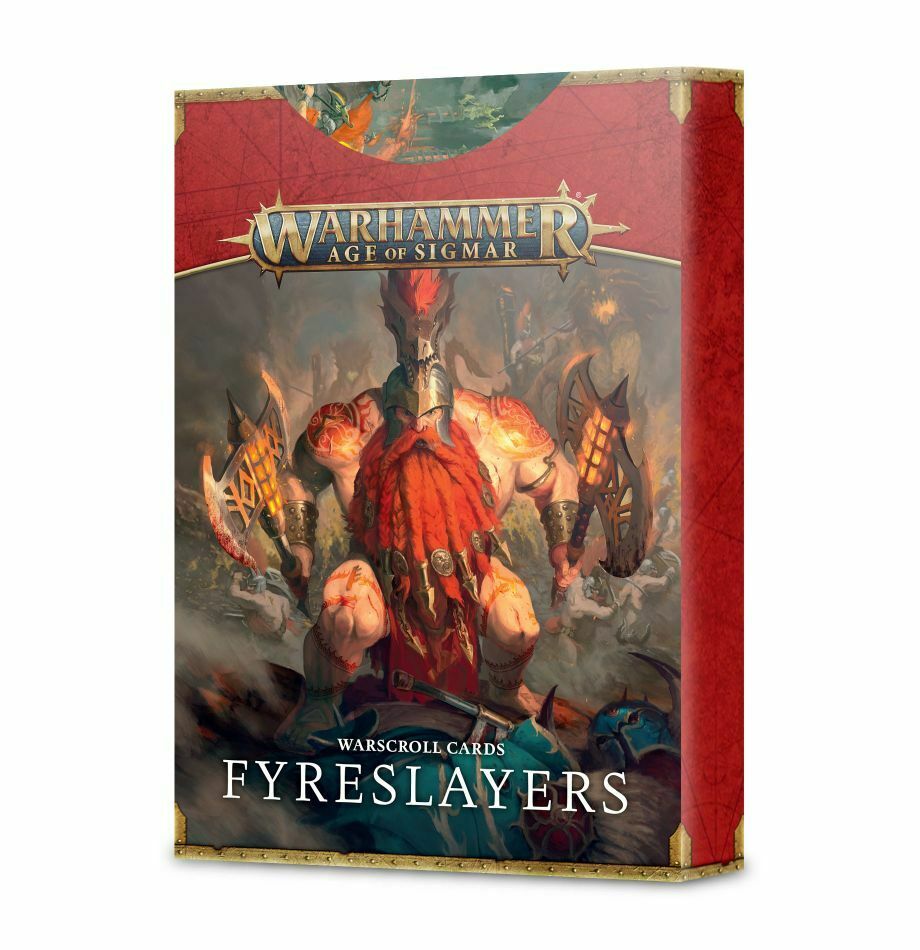 Warhammer Age of Sigmar: Fyreslayers Wallscroll Cards | Golgari Games