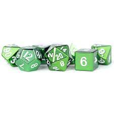 MDG 16mm Poly Metal Dice Set | Golgari Games