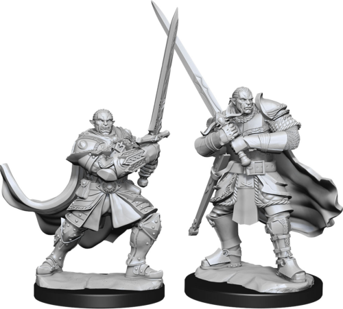 D&D Miniatures Half-orc Paladin | Golgari Games