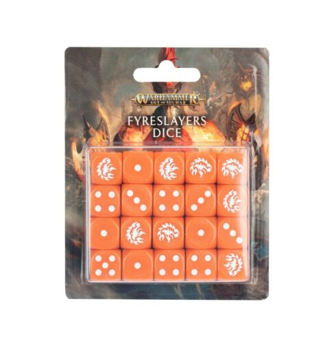 Warhammer Age of Sigmar: Fyreslayers Dice | Golgari Games