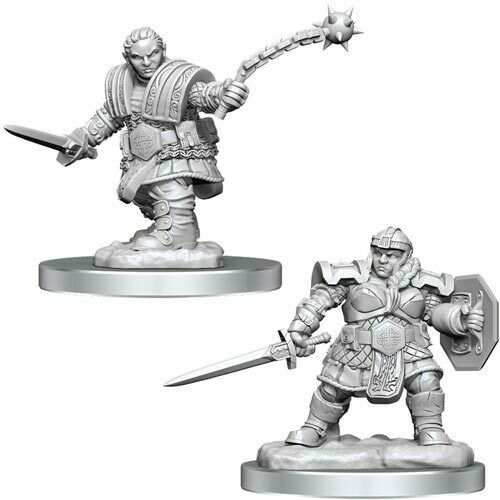 D&D Miniatures Dwarf Fighter Female | Golgari Games