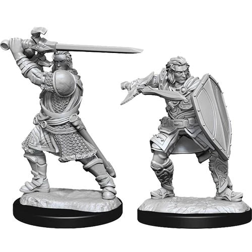 D&D Miniatures Human paladin | Golgari Games